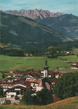 Reit im Winkl - mit Wildem Kaiser - ca. 1980 Reit im Winkl - mit Wildem Kaiser - ca. 1980