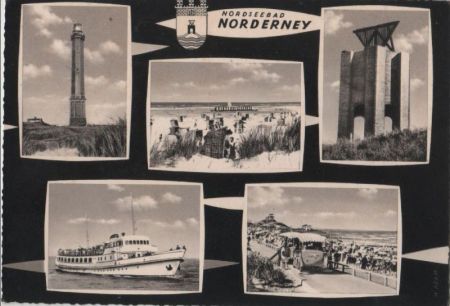 Norderney - 5 Teilbilder - 1963 Norderney - 5 Teilbilder - 1963