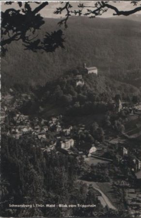Schwarzburg - vom Trippstein - 1960 Schwarzburg - vom Trippstein - 1960