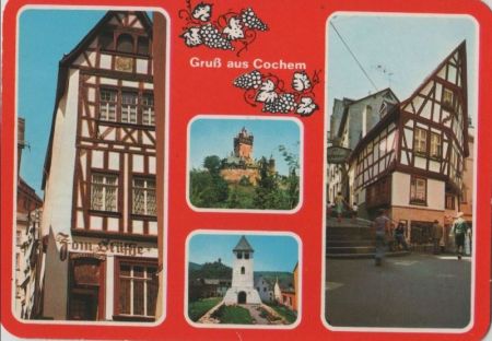 Cochem - u.a. Fachwerkhaus in Herrenstraße - ca. 1980 Cochem - u.a. Fachwerkhaus in Herrenstraße - ca. 1980