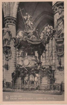 Belgien - Brüssel - Bruxelles - Eglise Sainte-Gudule - 1936 Belgien - Brüssel - Bruxelles - Eglise Sainte-Gudule - 1936