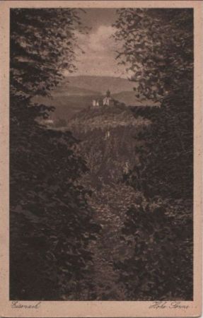 Eisenach - Blick von der Hohen Sonne nach der Wartburg - ca. 1935 Eisenach - Blick von der Hohen Sonne nach der Wartburg - ca. 1935