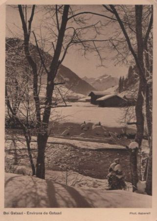 Schweiz - Gstaad - Environs - ca. 1950 Schweiz - Gstaad - Environs - ca. 1950