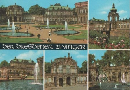 Dresden - Zwinger, u.a. Wallpavillon - 1983 Dresden - Zwinger, u.a. Wallpavillon - 1983