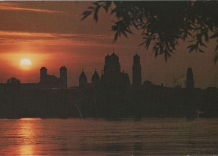 Passau - Sonnenuntergang - 1987 Passau - Sonnenuntergang - 1987