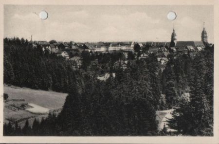 Freudenstadt - Blick von Schöneck - 1954 Freudenstadt - Blick von Schöneck - 1954