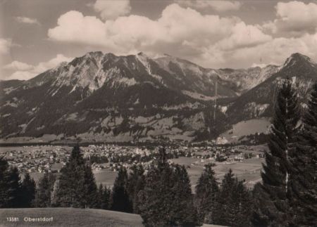 Oberstdorf - mit Nebelhorn - 1959 Oberstdorf - mit Nebelhorn - 1959