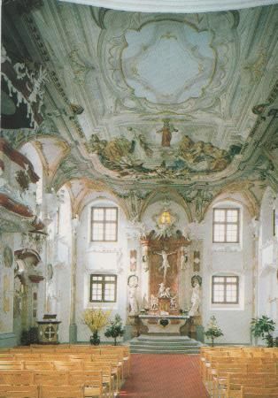 Meersburg - Schloßkirche innen - ca. 1985 Meersburg - Schloßkirche innen - ca. 1985