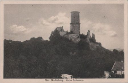 Bonn-Bad Godesberg - Ruine Godesburg - 1912 Bonn-Bad Godesberg - Ruine Godesburg - 1912