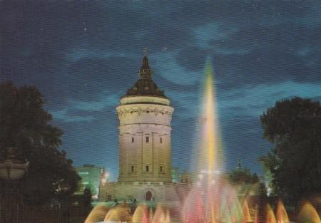 Mannheim - Wasserturm - ca. 1975 Mannheim - Wasserturm - ca. 1975