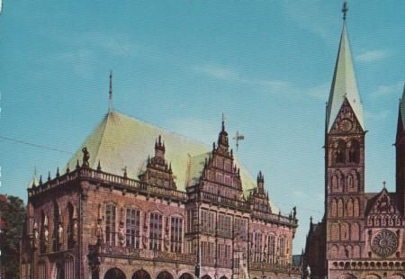 Bremen - Rathaus und Dom - ca. 1985 Bremen - Rathaus und Dom - ca. 1985