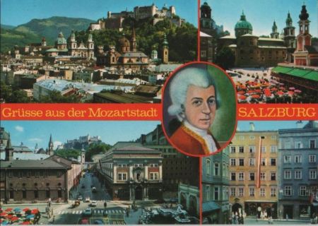 Österreich - Salzburg - 4 Teilbilder - 1986 Österreich - Salzburg - 4 Teilbilder - 1986