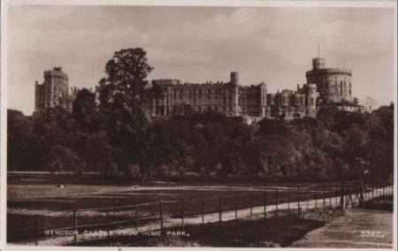 Großbritannien - Windsor - Castle from Home Park - ca. 1950 Großbritannien - Windsor - Castle from Home Park - ca. 1950