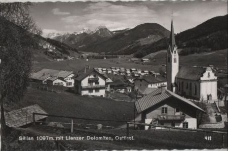 Österreich - Sillian - mit Lienzer Dolomiten - ca. 1965 Österreich - Sillian - mit Lienzer Dolomiten - ca. 1965