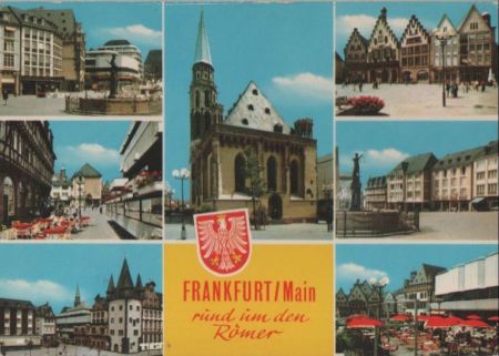 Frankfurt Main - mit 7 Bildern - ca. 1980 Frankfurt Main - mit 7 Bildern - ca. 1980