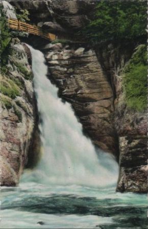 Schweiz - Lauterbrunnen - Unterer Trümmelbachfall - ca. 1965 Schweiz - Lauterbrunnen - Unterer Trümmelbachfall - ca. 1965