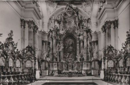 Zwiefalten - Klosterkirche - ca. 1955 Zwiefalten - Klosterkirche - ca. 1955