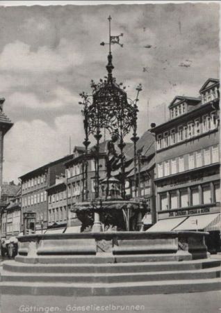 Göttingen - Gänselieselbrunnen - 1963 Göttingen - Gänselieselbrunnen - 1963