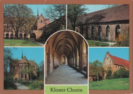 Chorin - Kloster, u.a. Ostchor mit Dachreiter - ca. 1985 Chorin - Kloster, u.a. Ostchor mit Dachreiter - ca. 1985