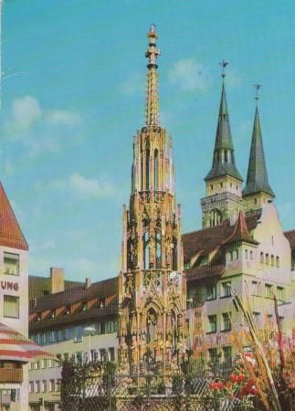 Nürnberg - Schöner Brunnen - 1976 Nürnberg - Schöner Brunnen - 1976
