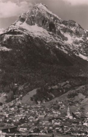 Mittenwald - gegen Wetterspeinspitze - ca. 1955 Mittenwald - gegen Wetterspeinspitze - ca. 1955