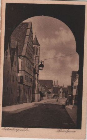 Rothenburg - Spitalgasse - ca. 1935 Rothenburg - Spitalgasse - ca. 1935