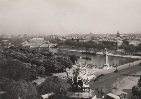 Frankreich - Paris - Perspective sur la Seine - ca. 1945 Frankreich - Paris - Perspective sur la Seine - ca. 1945