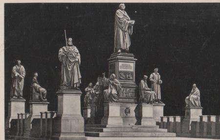 Worms - Lutherdenkmal - ca. 1955 Worms - Lutherdenkmal - ca. 1955