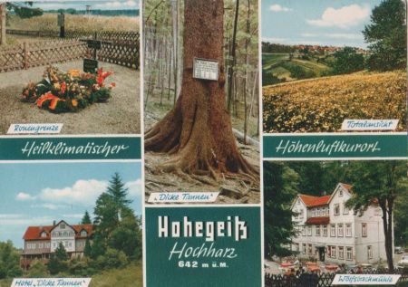 Hohegeiß - u.a. Wolfsbachmühle - 1965 Hohegeiß - u.a. Wolfsbachmühle - 1965