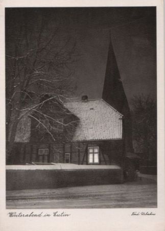 Eutin - Winterabend - ca. 1960 Eutin - Winterabend - ca. 1960
