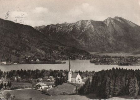 Bad Wiessee - mit Bodenschneid - 1960 Bad Wiessee - mit Bodenschneid - 1960