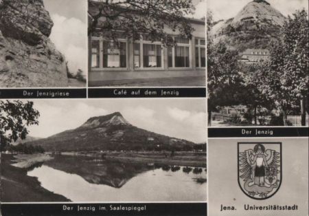 Jena - u.a. Cafe auf dem Jenzig - 1971 Jena - u.a. Cafe auf dem Jenzig - 1971