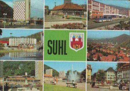 Suhl - u.a. Stadthalle - 1988 Suhl - u.a. Stadthalle - 1988