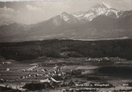 Österreich - Maria Gail - mit Mittagskogel - 1968 Österreich - Maria Gail - mit Mittagskogel - 1968