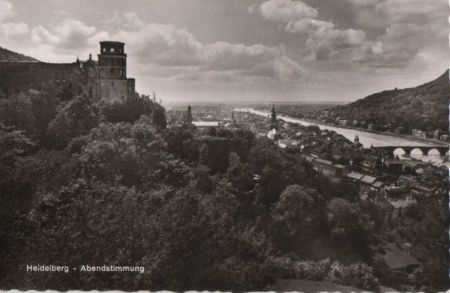 Heidelberg - Abendstimmung - ca. 1960 Heidelberg - Abendstimmung - ca. 1960