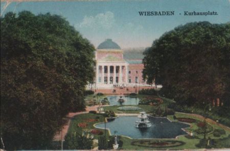 Wiesbaden - Kurhausplatz - 1922 Wiesbaden - Kurhausplatz - 1922