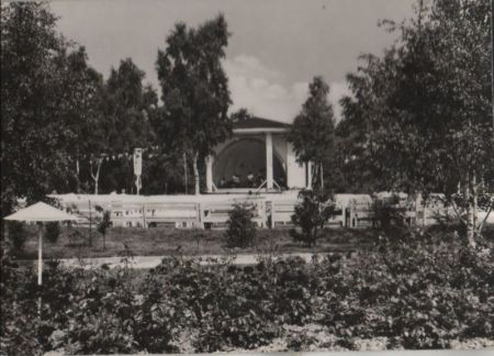 Baabe - Kurpark mit Musikpavillon - 1968 Baabe - Kurpark mit Musikpavillon - 1968