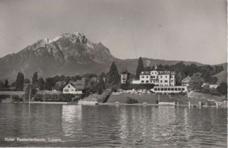 Schweiz - Luzern - Hotel Kastanienbaum - ca. 1960 Schweiz - Luzern - Hotel Kastanienbaum - ca. 1960