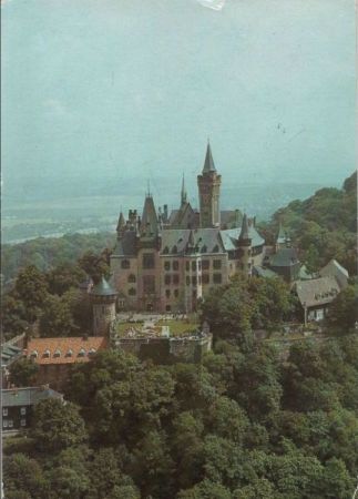 Wernigerode - Feudalmuseum, Luftbild - 1986 Wernigerode - Feudalmuseum, Luftbild - 1986