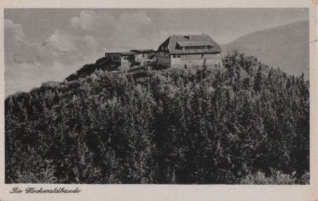 Zittauer Gebirge - Hochwaldbaude - 1955 Zittauer Gebirge - Hochwaldbaude - 1955