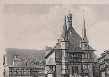 Wernigerode - Rathaus - ca. 1935 Wernigerode - Rathaus - ca. 1935
