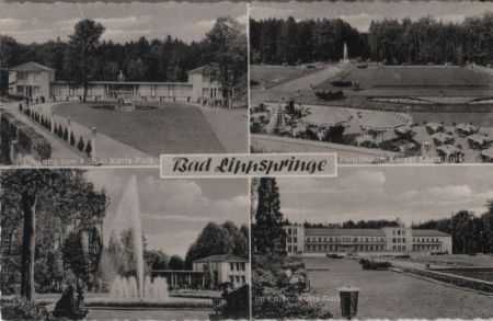 Bad Lippspringe - u.a. Eingang zum Kaiser-Karls-Park - 1960 Bad Lippspringe - u.a. Eingang zum Kaiser-Karls-Park - 1960