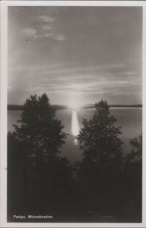 Schweden - Porjus - Midnattssolen - ca. 1960 Schweden - Porjus - Midnattssolen - ca. 1960