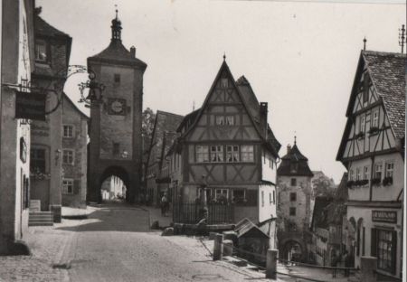 Rothenburg - Plönlein - 1969 Rothenburg - Plönlein - 1969