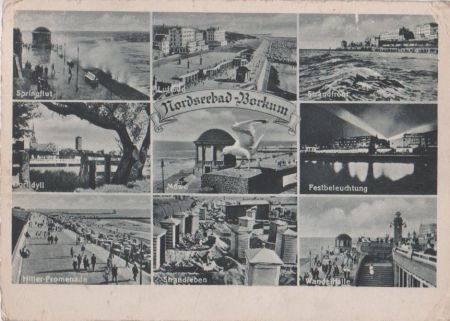 Borkum - u.a. Springflut - 1938 Borkum - u.a. Springflut - 1938