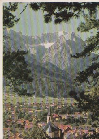 Garmisch-Partenkirchen gegen Zugspitze - 1957 Garmisch-Partenkirchen gegen Zugspitze - 1957