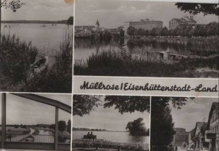 Müllrose - 5 Teilbilder - 1977 Müllrose - 5 Teilbilder - 1977