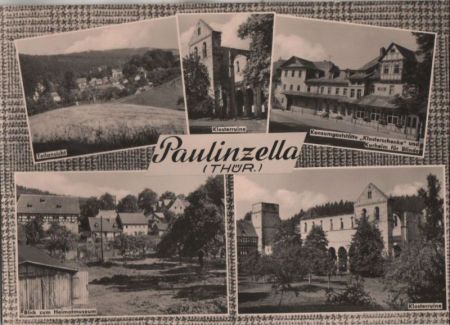 Paulinzella - u.a. Klosterruine - 1964 Paulinzella - u.a. Klosterruine - 1964