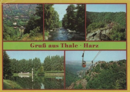 Thale - u.a. Roßtrappe - 1985 Thale - u.a. Roßtrappe - 1985
