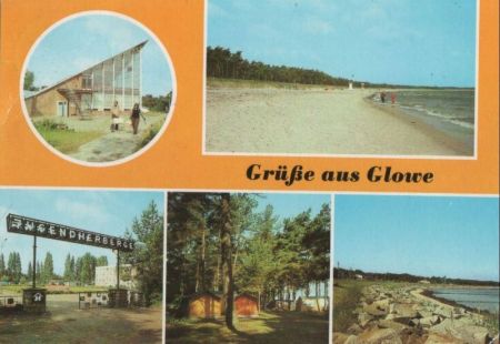 Glowe - u.a. HO-Gaststätte Ostseeperle - 1986 Glowe - u.a. HO-Gaststätte Ostseeperle - 1986